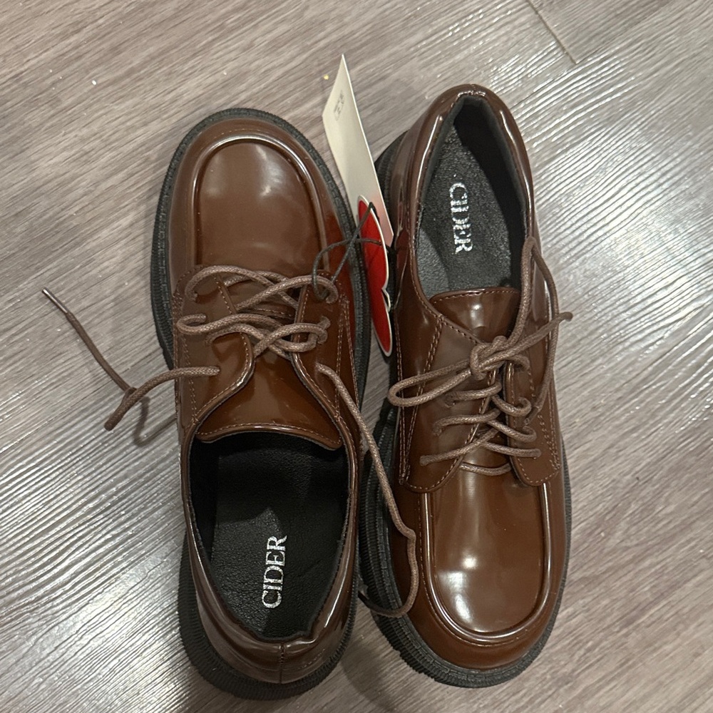 Cider Brown Loafers with Black Soles - Picture 4 of 4